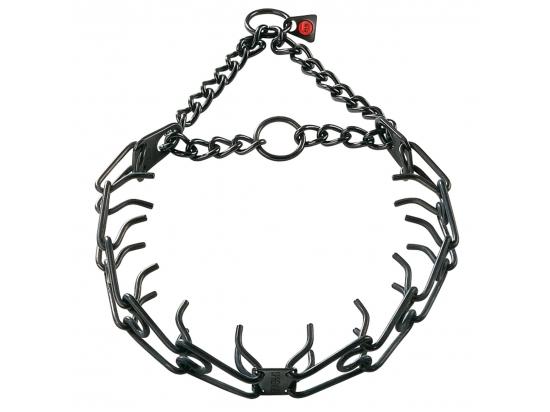 Kolczatka stalowa z łańcuszkiem ULTRA-PLUS 58 cm czarny mat